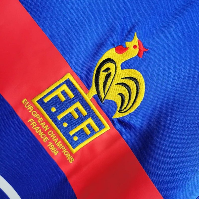1984 Retro France Home Football Shirt