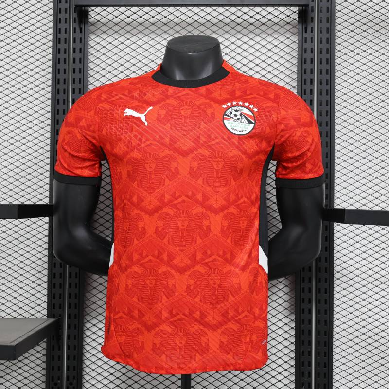 2024/2025 Players Edition Egypt Home Red Football Jersey
