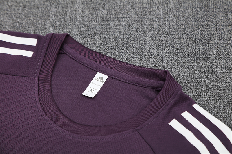 2025/26 short sleeve Manchester United purple training suit