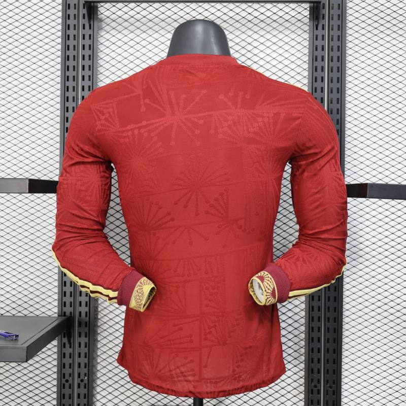 2025/26 Mexico Long Sleeve Authentic Red Jersey Shirt