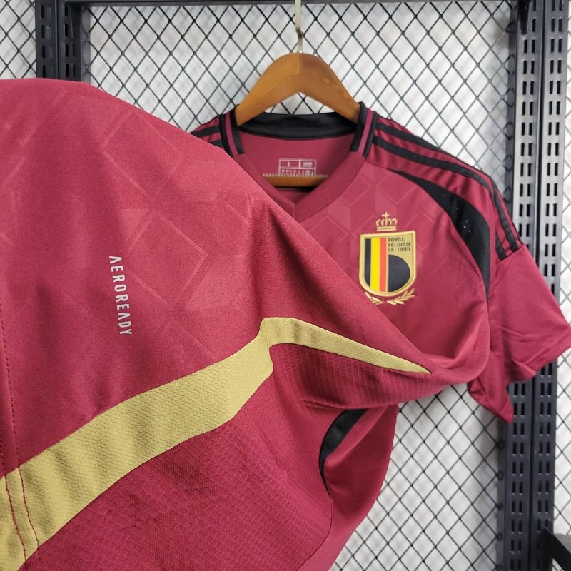 2024 Player Version Belgium Home Football Shirt