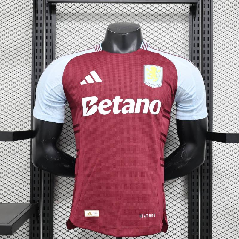 2024/2025 Players Edition Aston Villa Home Football Jersey