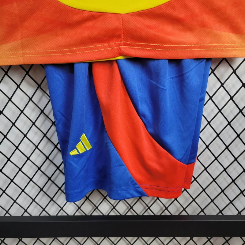 2024 Colombia Home Football Shirt Kids