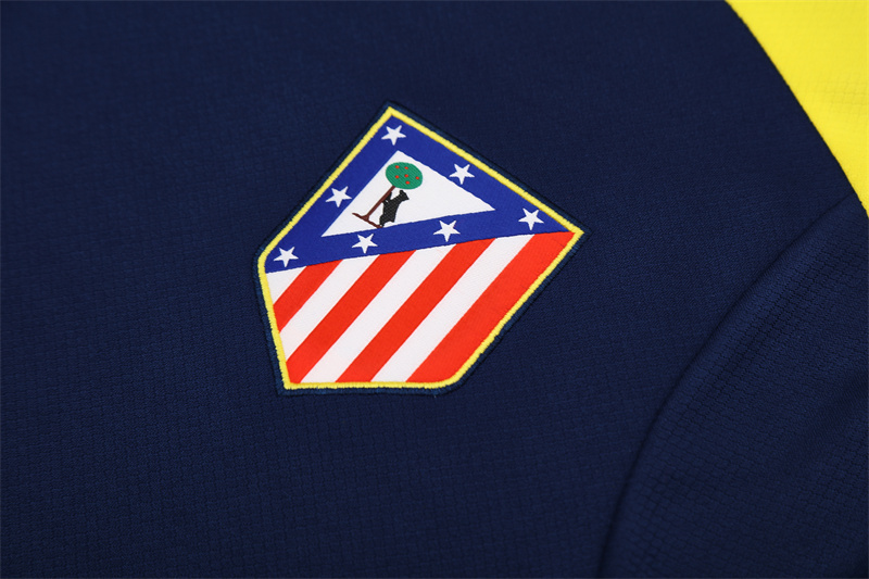 2025/26 Short Sleeve Atletico Madrid Royal Blue Training Suit