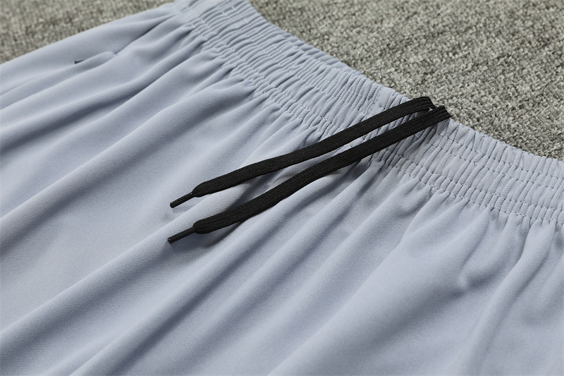 2024/2025 Player Edition AC Pre-Match Shirt Grey Half-zip training suit Football Jersey