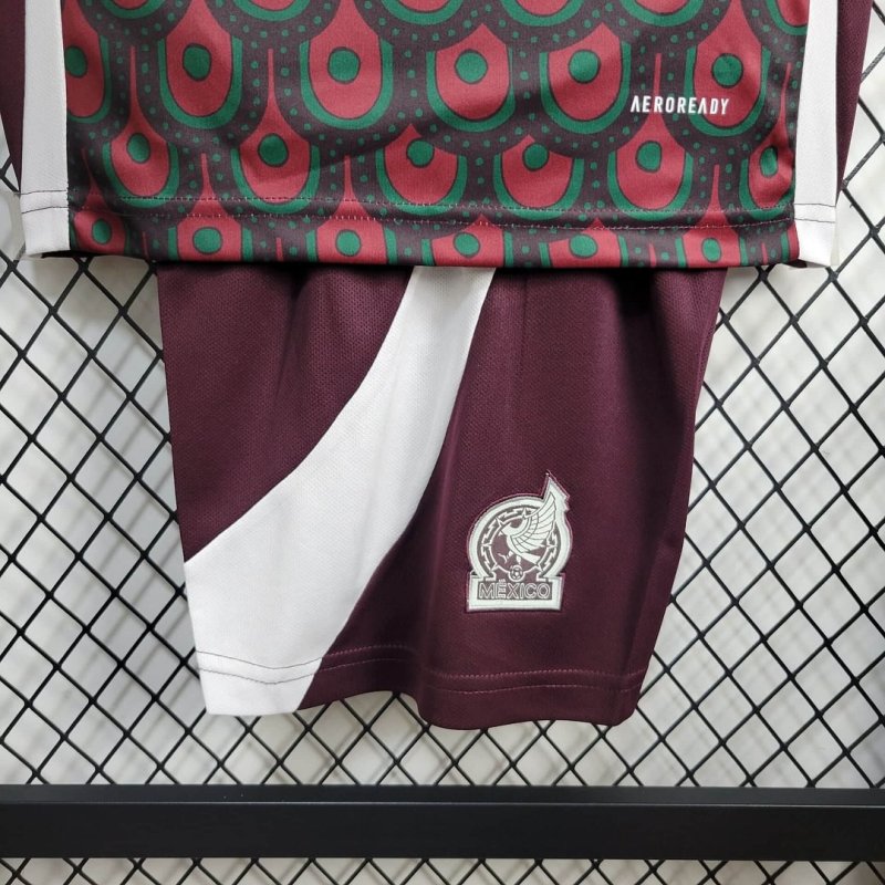 2024/2025 Mexico Home Football Shirt Kids