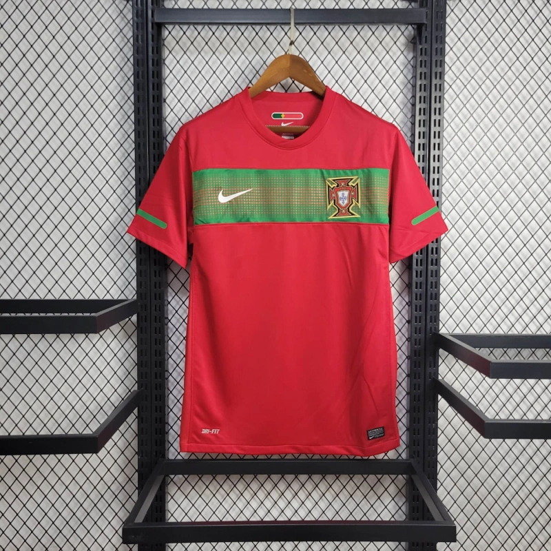 2010 Retro Portugal Home Football Shirt