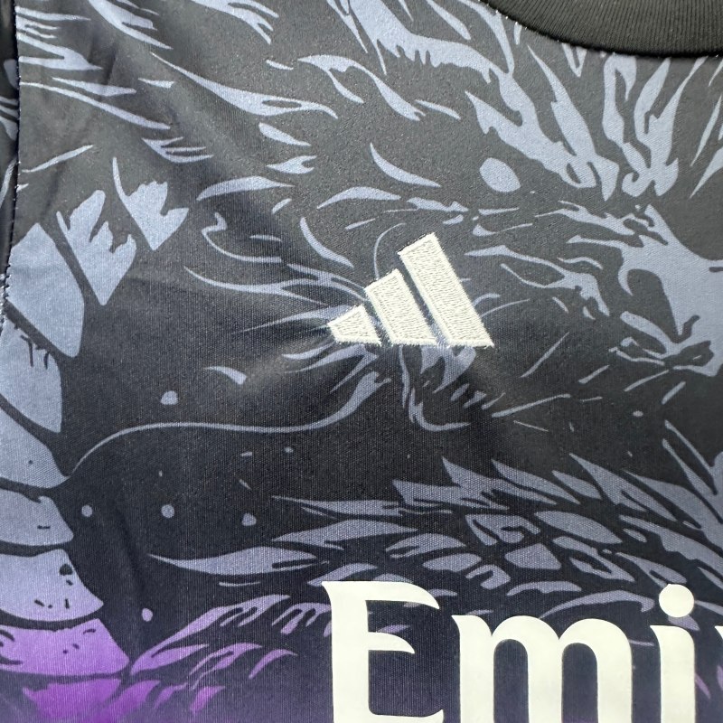 2025/26 Real Madrid Special Edition Purple Dragon Kids Jersey Set