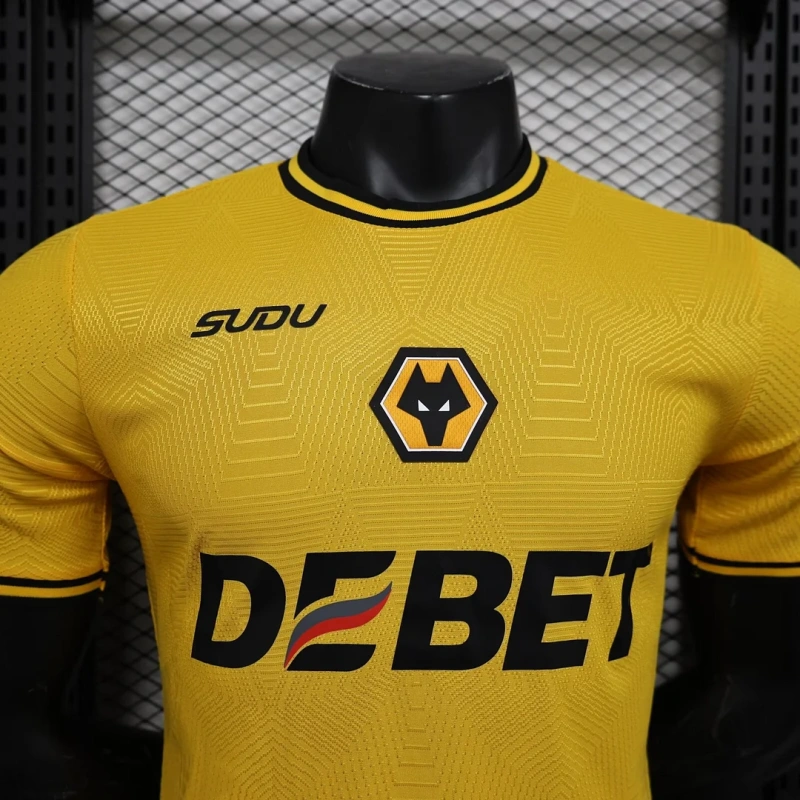 2024/2025 Player Version Wolverhampton Home Football Shirt