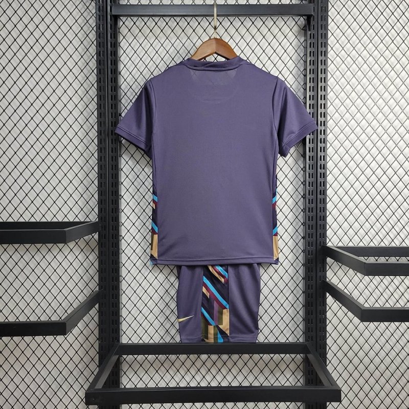 2024 England Away Football Shirt Kids