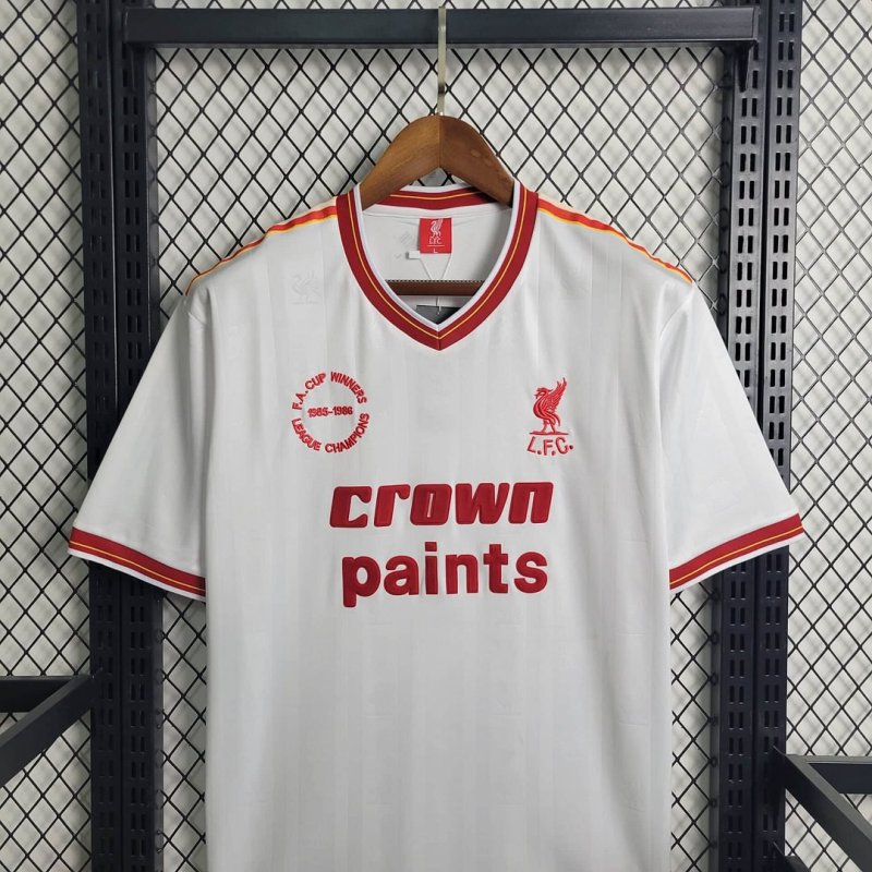 1985/1986 Retro Liverpool Away Football Shirt