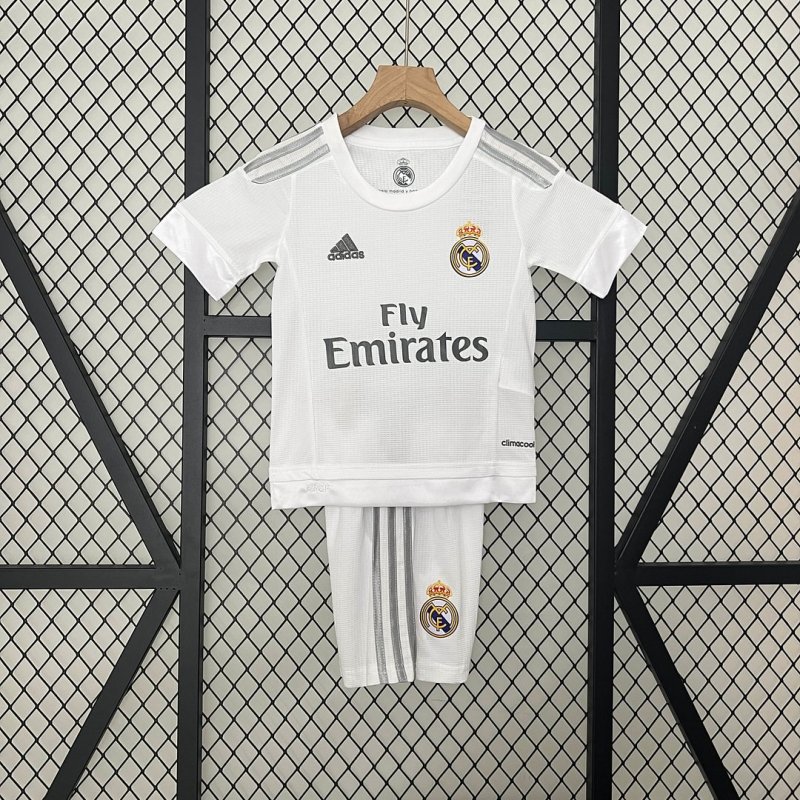 2015/2016 Retro Real Madrid Home Football Shirt Kids Size