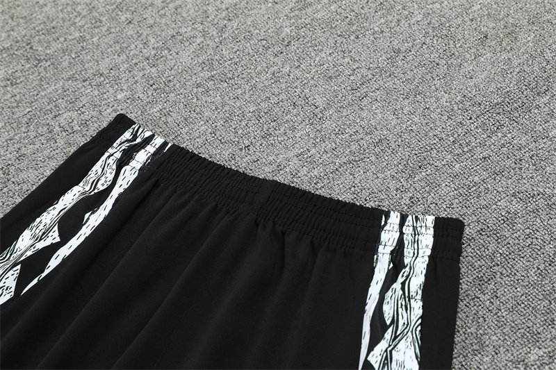 2024/2025 Players Edition Arsenal Pre-Match Black Half-zip training suit Football Jersey