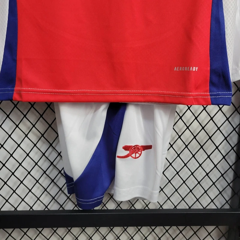 2024/2025 Long-Sleeve Arsenal Home Football Jersey - Kids' Sizes