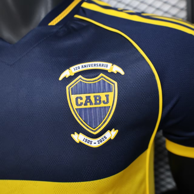 2025/26 Boca Home Player Football  Jersey