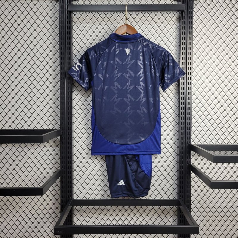 2024/2025 Manchester United Away Football Shirt Kids Size