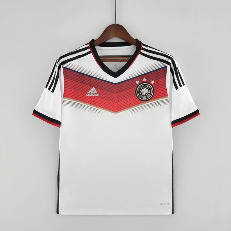 2014 Retro Germany Home Football Shirt
