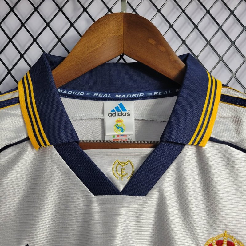 1998/2000 Retro Real Madrid Home Football Shirt