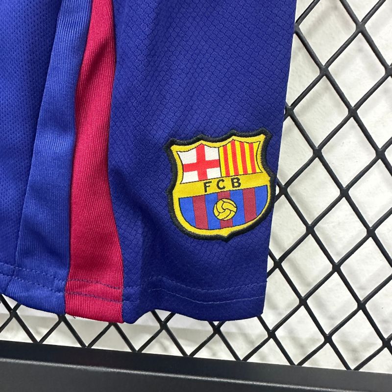 2025/26 Barcelona Home Shirt Kids Kit