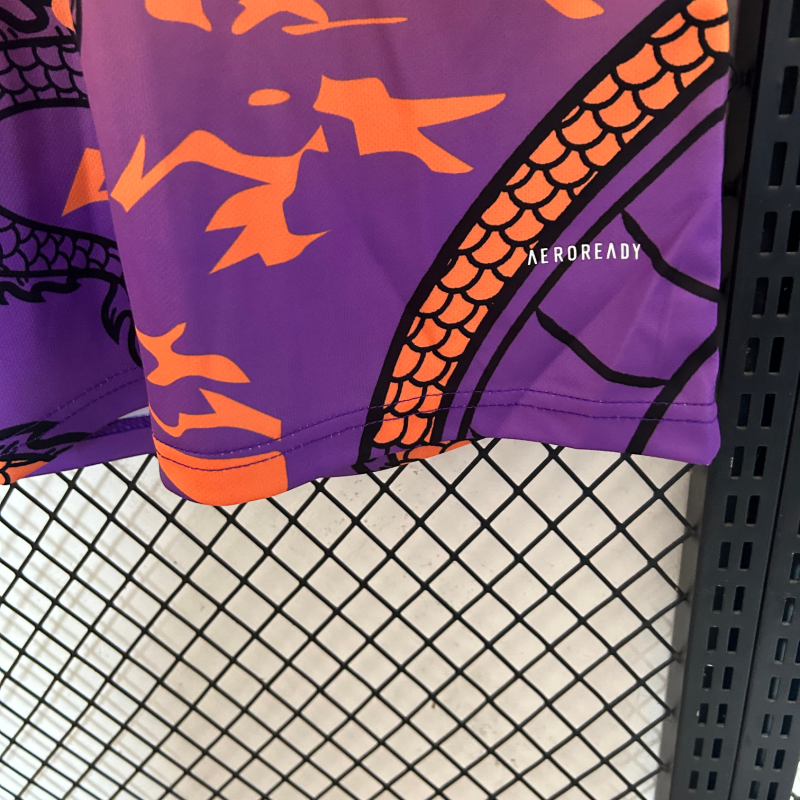 2025/2026 Real Madrid Dragon Orange Fan Edition Football Shirt