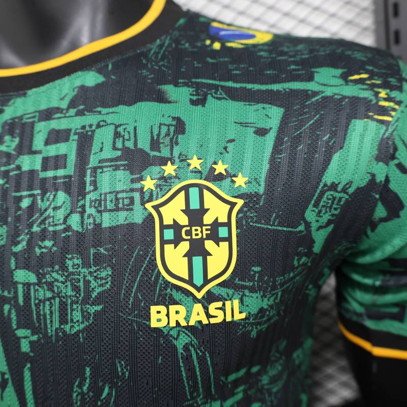 2024/2025 Player Edition Brazil Green Special Edition Football Jersey