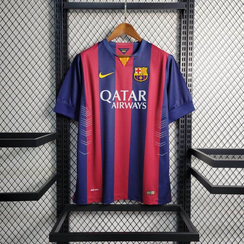 2014/2015 Retro Barcelona Home Football Shirt