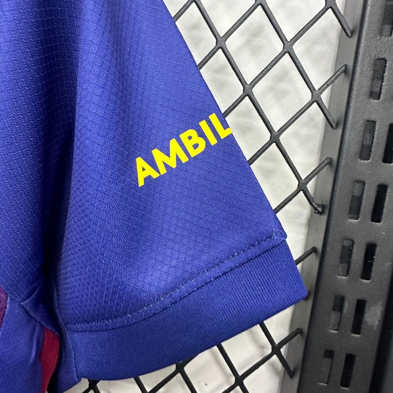 2025/26 Barcelona Home Shirt Kids Kit