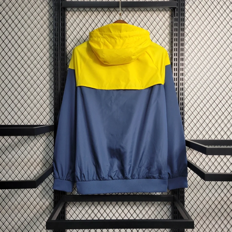 2023/2024 Brazil Windbreaker（Yellow-Grey）Football Shirt
