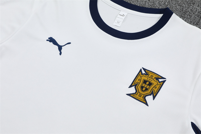 2025/26 Short Sleeve Portugal White Training Kit (child size)