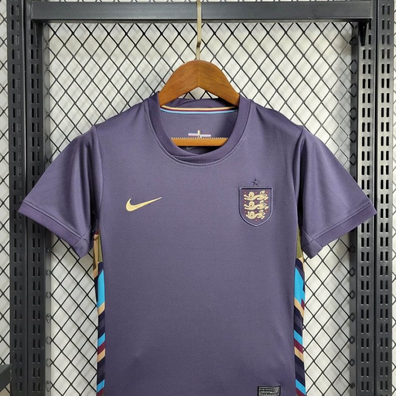 2024 England Away Football Shirt Kids