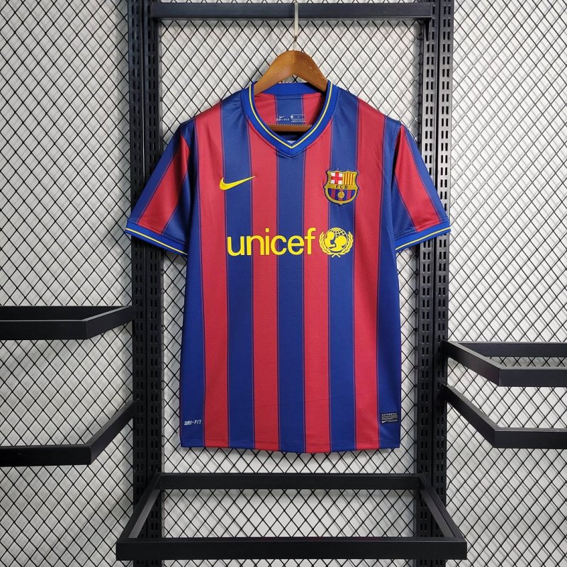 2009/2010 Retro Barcelona Home Football Shirt