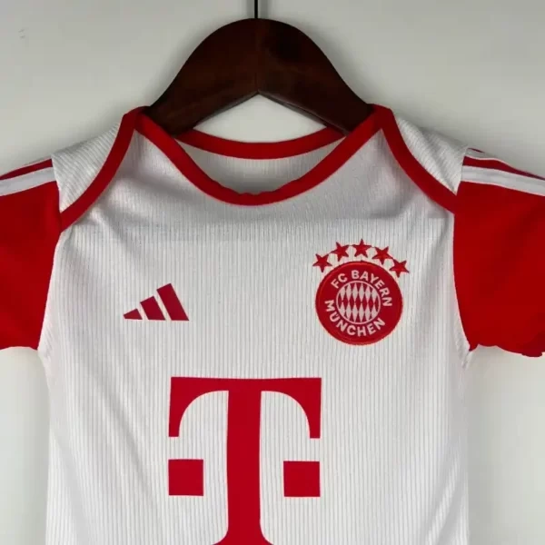 2023/24 Bayern Munich Home Baby One-Piece Jersey