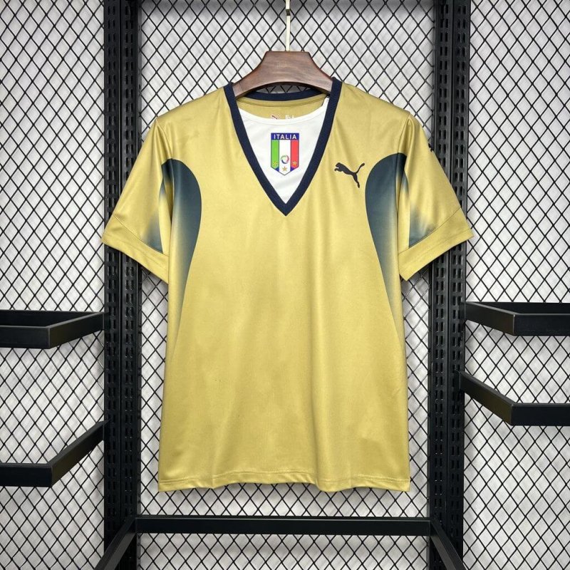 2006 Retro Italy Goalkeeper Football Shirt