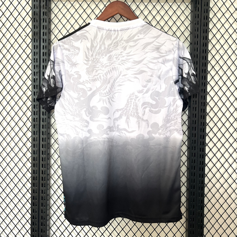 2025/2026 Real Madrid Dragon White Fan Edition Football Shirt