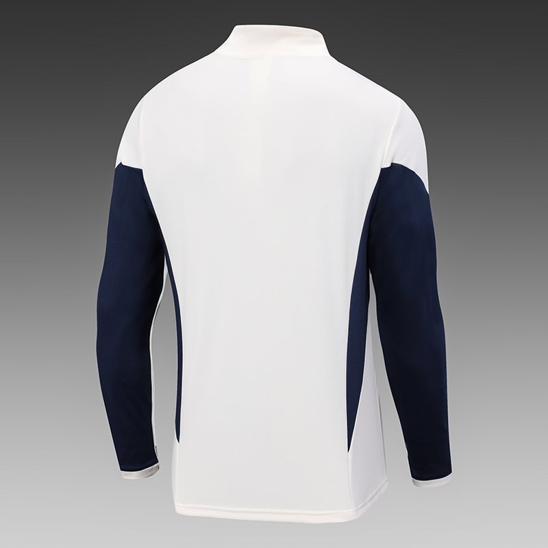 2023 Italy Half-Pull Training Suit Off White Football Shirt