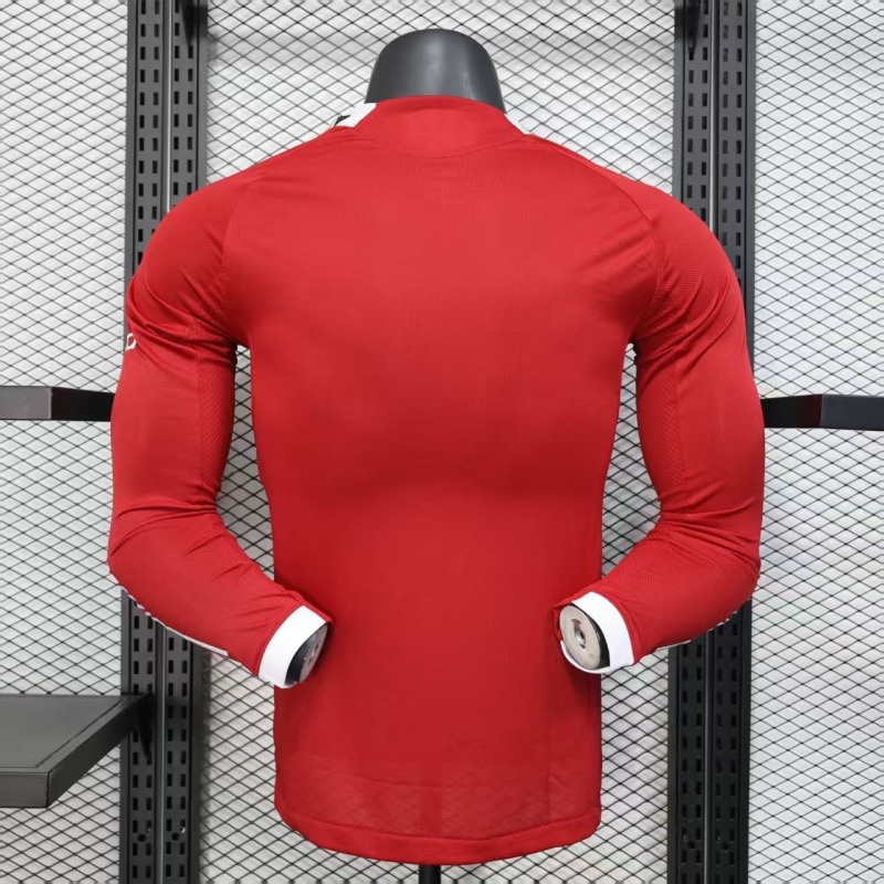 2025/26 Liverpool FC Home Authentic Long Sleeve Football Shirt