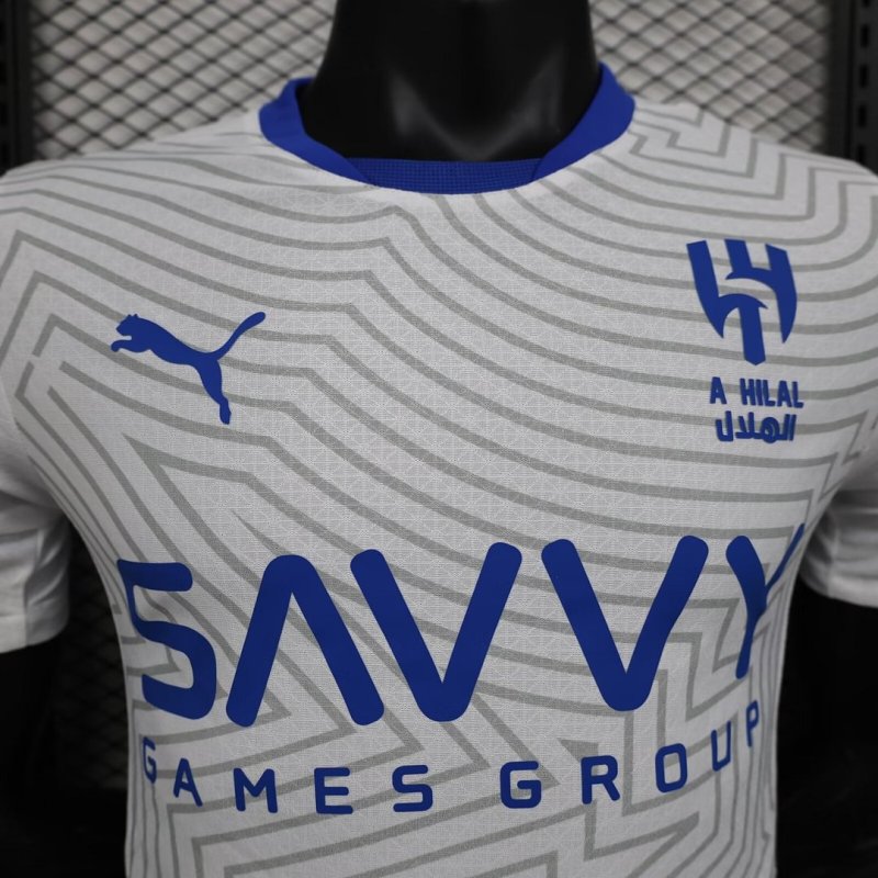 2024/2025 Player Version Al Hilal Away Football Shirt