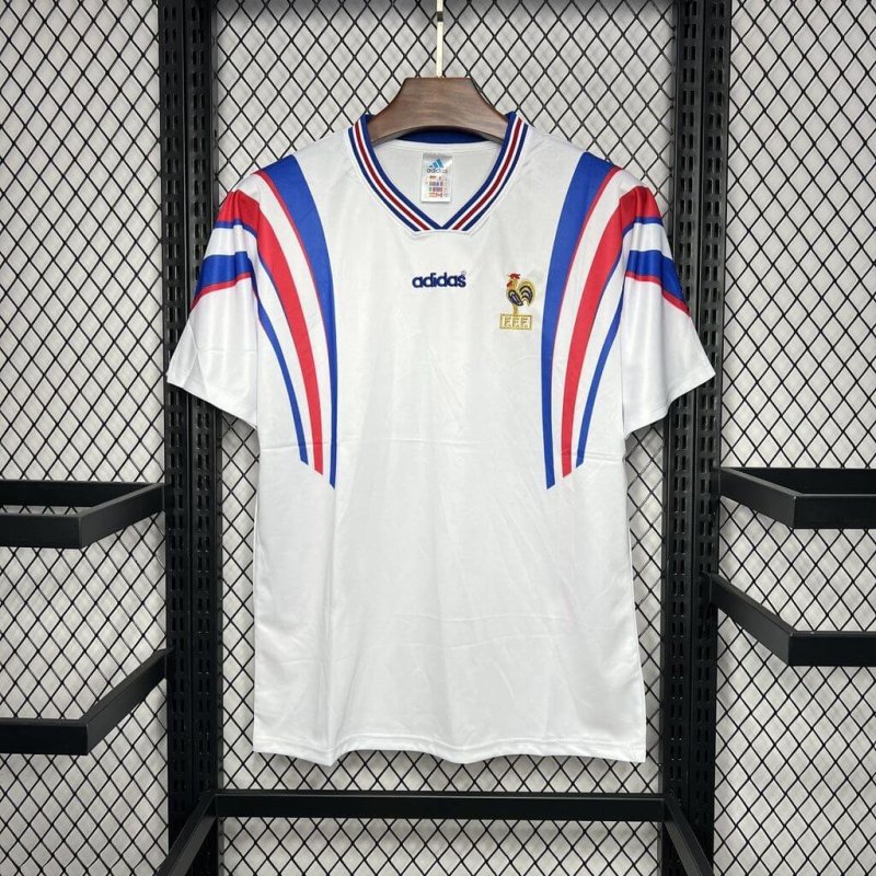 1996 Retro France Away Football Shirt