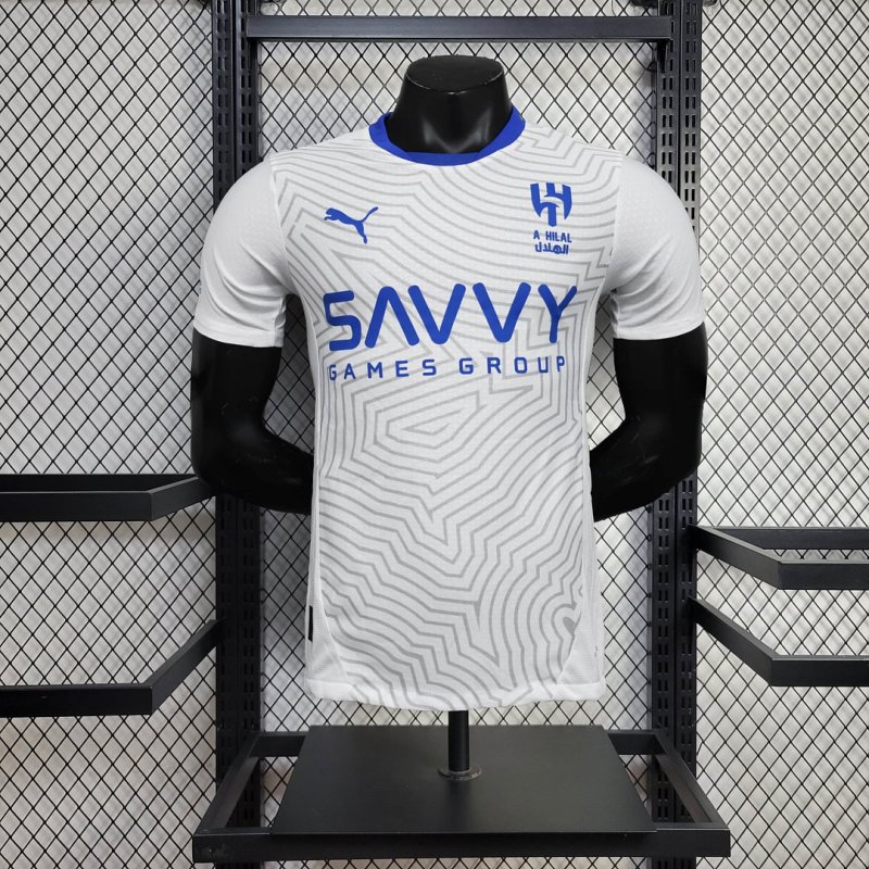2024/2025 Player Version Al Hilal Away Football Shirt