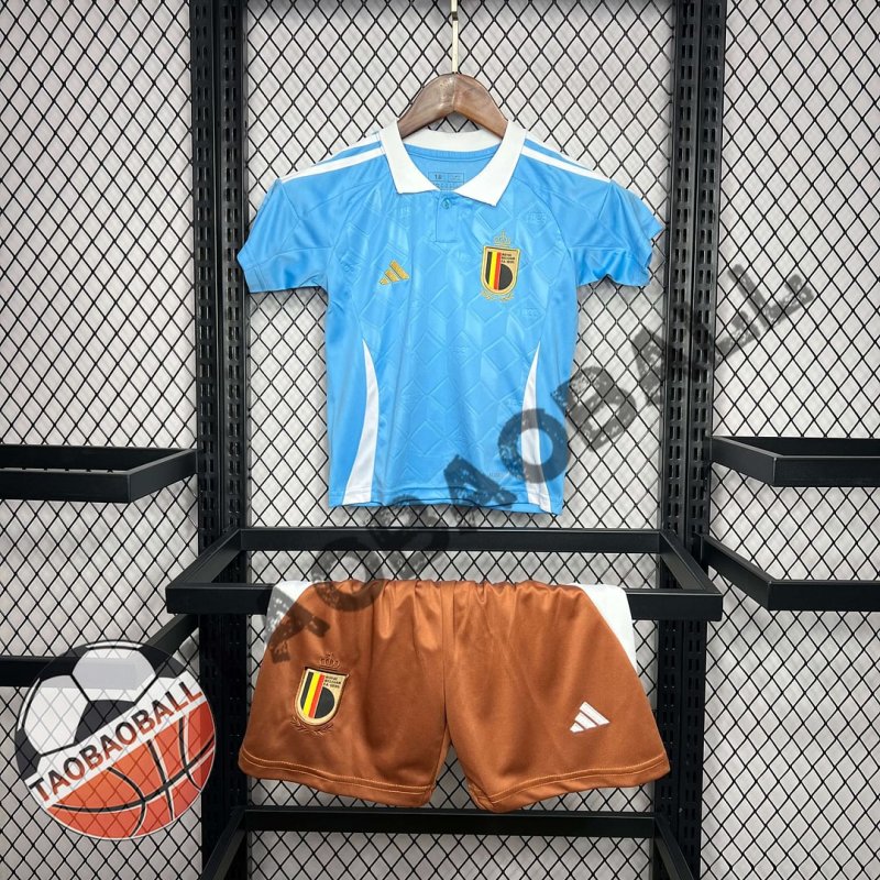 2024 Belgium Away Football Shirt Kids