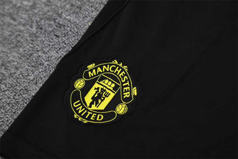 2025/26 short sleeve Manchester United black training suit