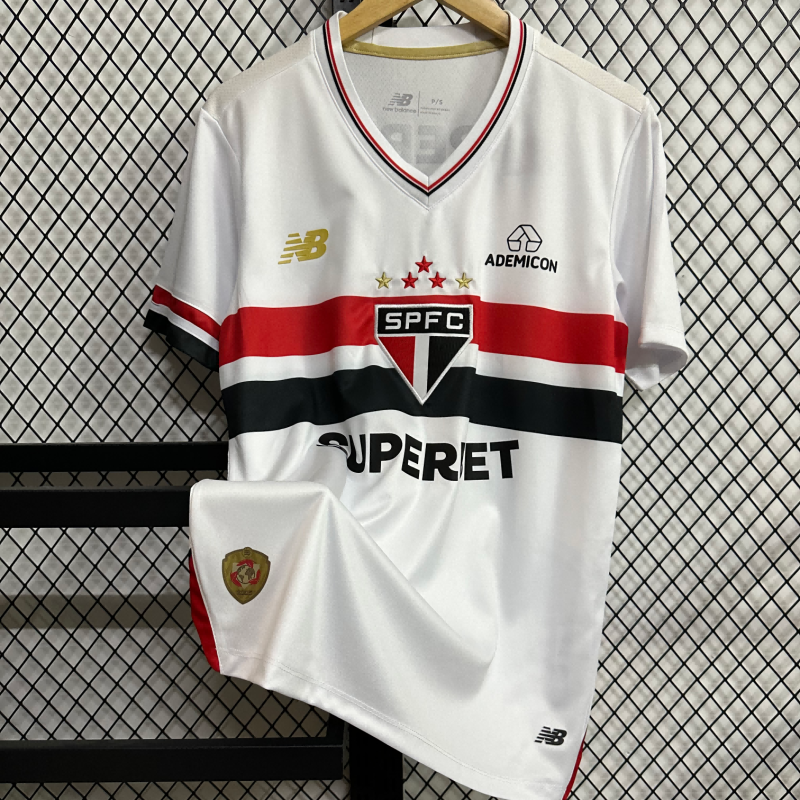 2025-2026 Sao Paulo Home Fan Edition Football Shirt