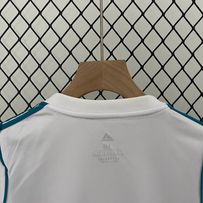2017/2018 Retro Real Madrid Home Football Shirt Kids Size