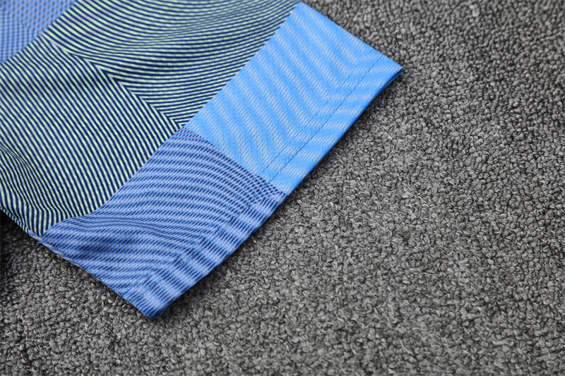 2025/26 short-sleeved Real Madrid light blue camouflage training suit