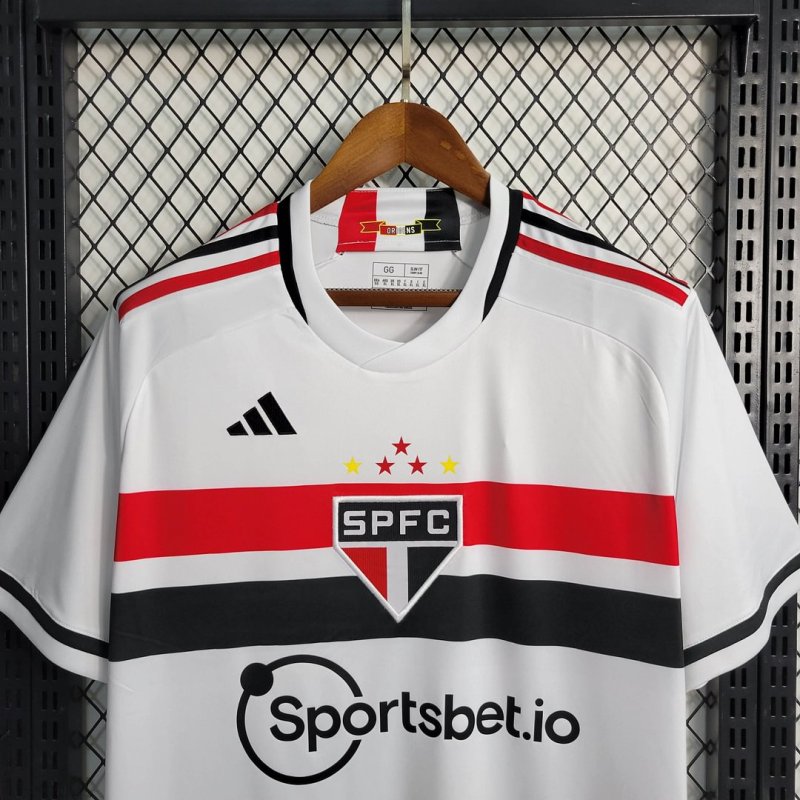 1:1 copy top quality 2023/2024 São Paulo Home Football Shirt