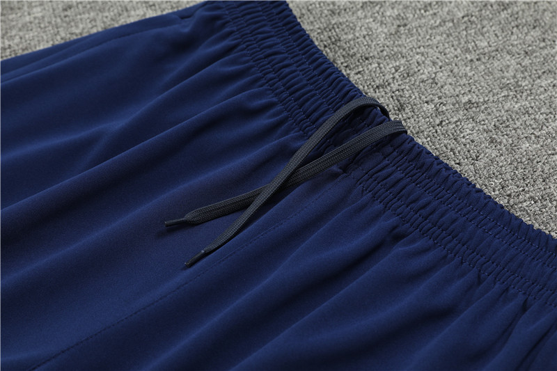 2024/2025 Player Edition Brazil Prematch Jersey Lake Blue Camouflage Edition Half-zip training suit Football Jersey