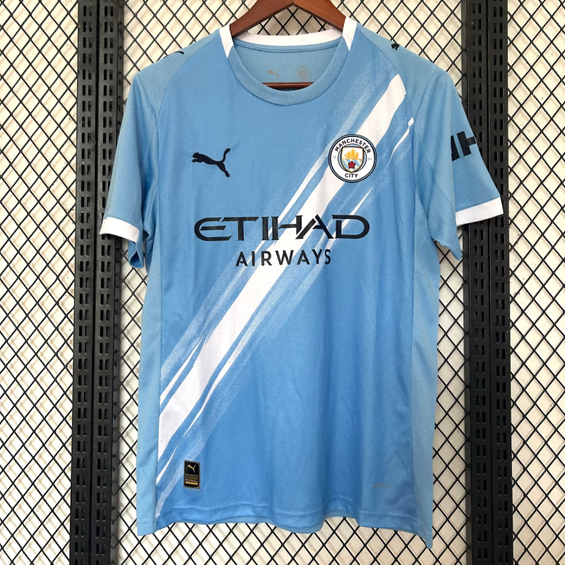 2025/2026 Manchester City Home Fan Edition Football Shirt