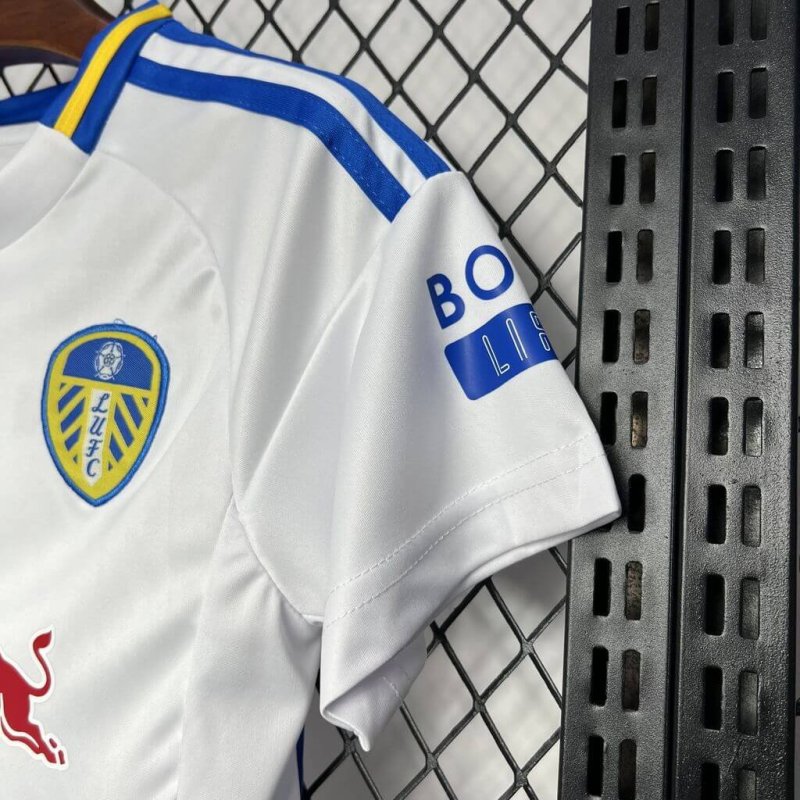2024/2025 Leeds United Home Football Shirt Kids Size