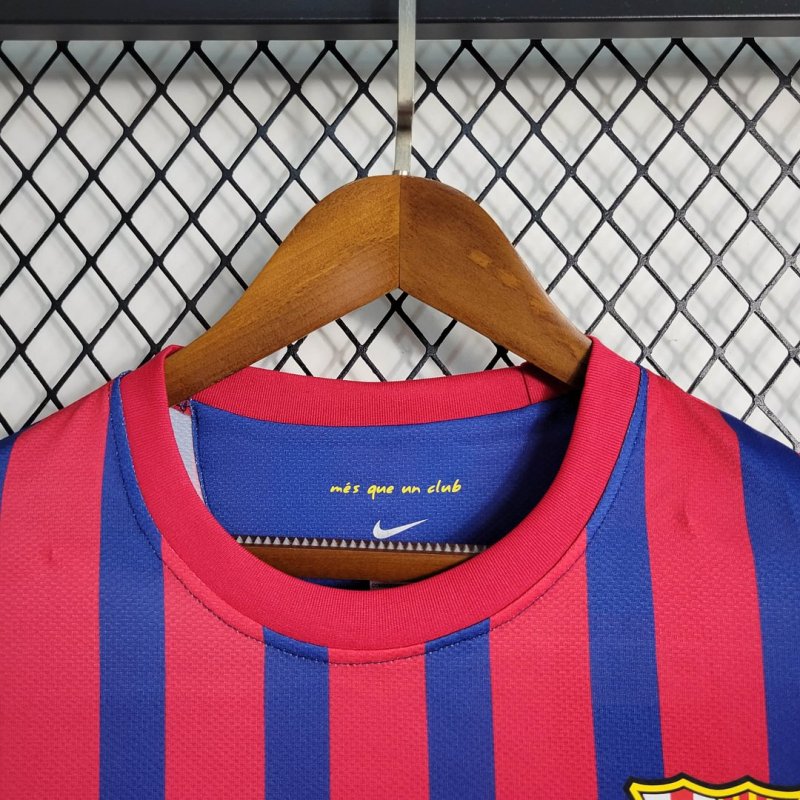 20112012 Retro Barcelona Home Football Shirt