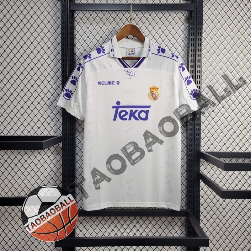 1994/1996 Retro Real Madrid Home Football Shirt